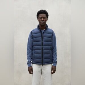 Ecoalf Blue Moritz Waistcoat/Vest- Size Medium